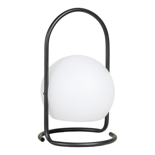 Tafellamp 'Cliff' - LED - Oplaadbaar - Wit/Zwart