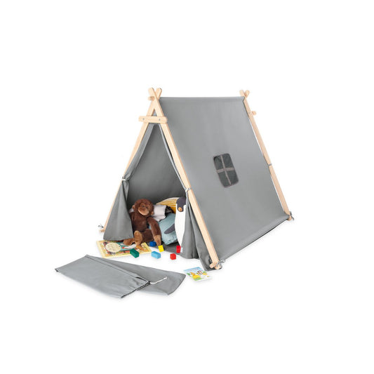 Kampeer Tent 'Noah' - Grijs/Naturel