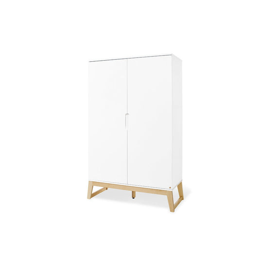 Wardrobe 'Bridge' - 2-door - White/Natural