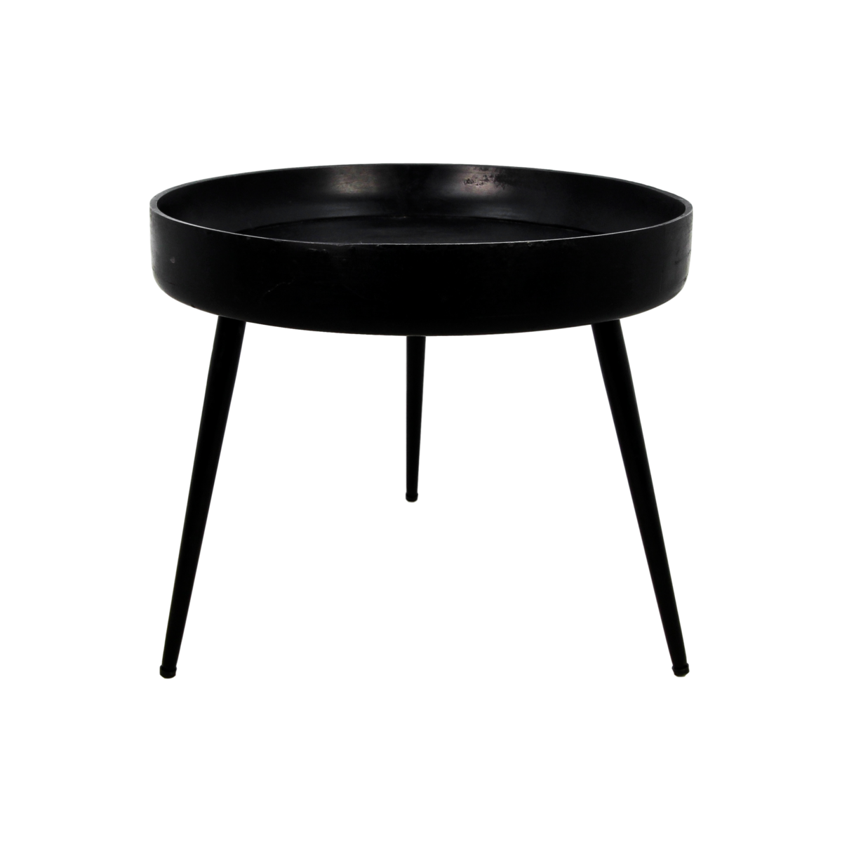 Side table 'Ventura' - 50x50cm - Mango wood - Black