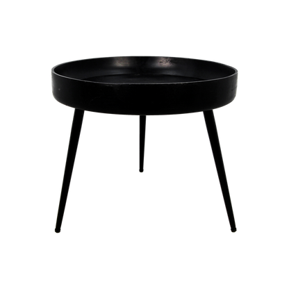 Side table 'Ventura' - 50x50cm - Mango wood - Black