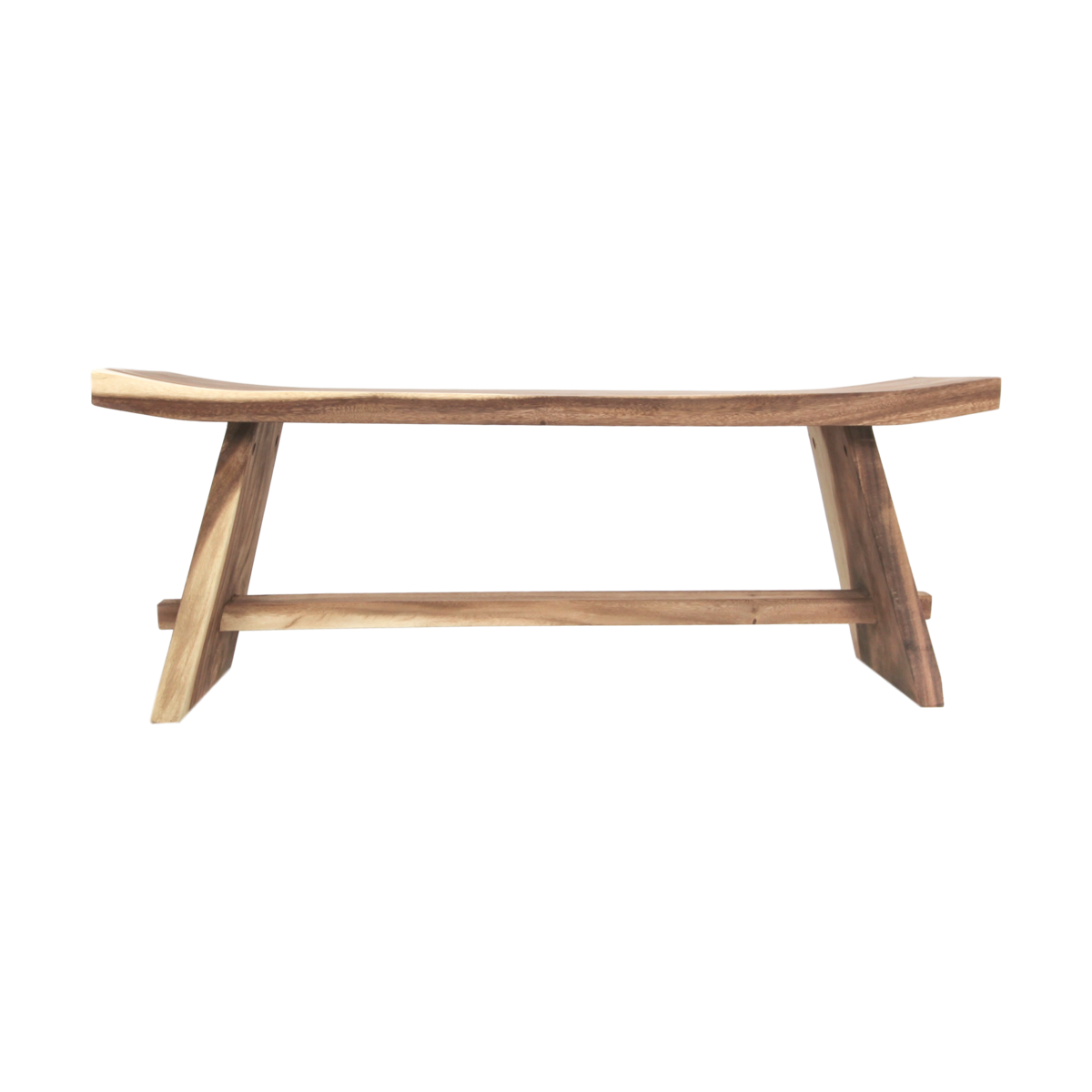 Decorative bench 'Osaka' - 120cm - Suarwood - Natural