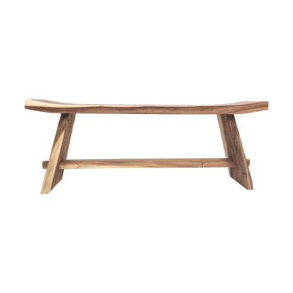 Decorative bench 'Osaka' - 120cm - Suarwood - Natural