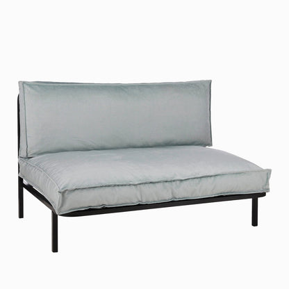 Loungebank 'Celo' - L122 x B83 x H78 cm - Metaal - Zwart