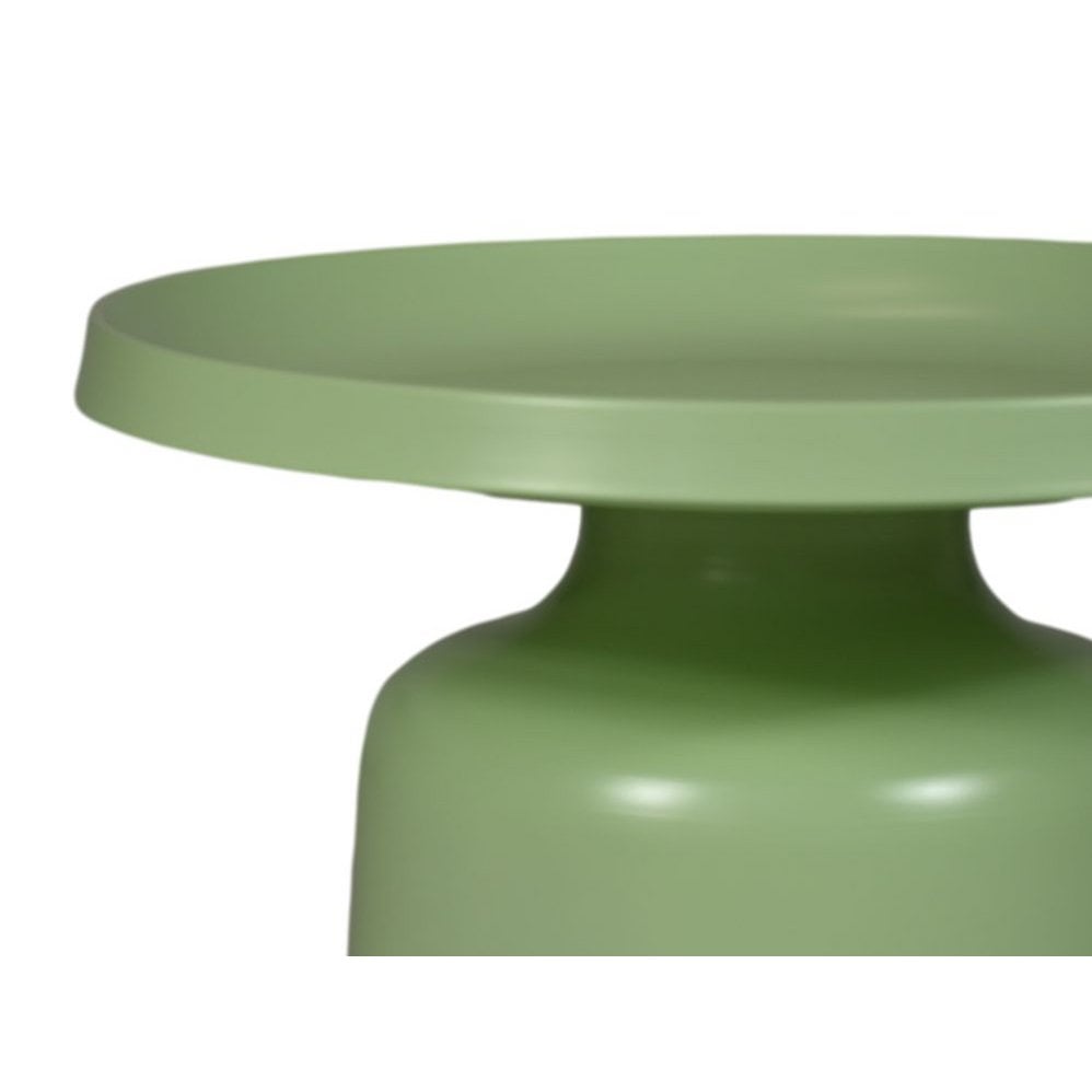 Side table 'Mara' - Powder-coated Metal - Light green