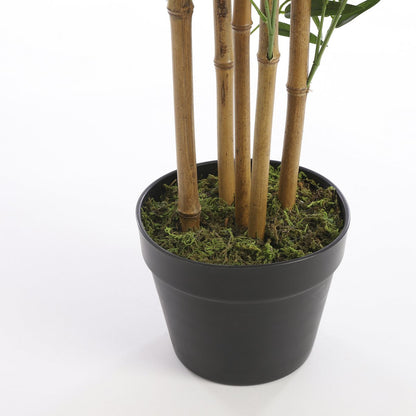 Artificial plant 'Bamboo' - H155 x Ø90 cm - Green