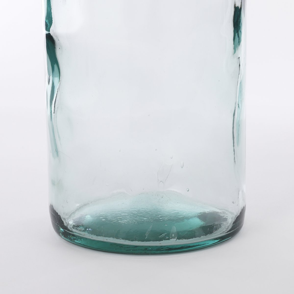 Bottle Vase 'Rioja' - H75 x Ø18 cm - Recycled Glass - Transparent