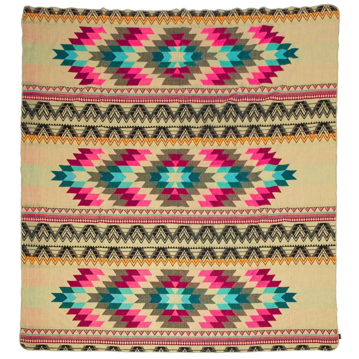 Ecuadorian Alpaca Blanket - Native Blanket - Antisana Pink