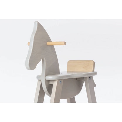 Rocking Horse with Ring 'Pinolino' - Grey/Natural