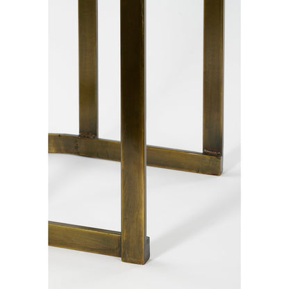 Side table 'Kevin' - Set of 2 - L54 x W34 x H56 cm - Metal - Gold