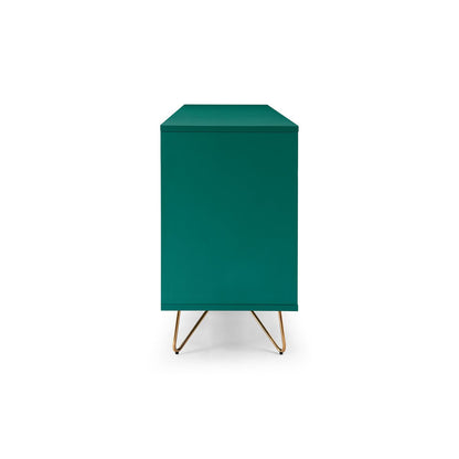 Chest of drawers - Scandinavian - Green/Gold