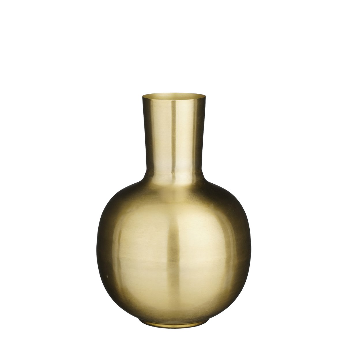 Vase 'Dara' - H42 x Ø28 cm - Metal - Gold