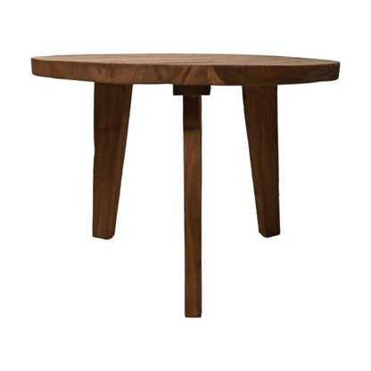 Coffee tables - Round - 2-piece - Ø60x43.5/Ø50x48.5cm - Teak - Natural