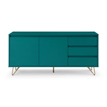 Sideboard - Scandinavian - Green/Gold