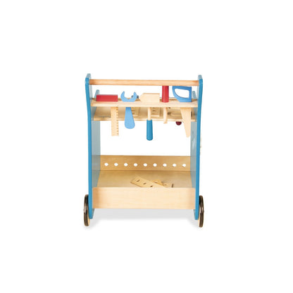 Tool trolley 'Kalle' - Blue/Natural