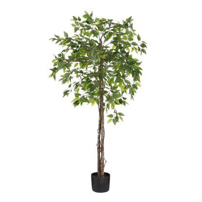 Künstliche Pflanze im Blumentopf 'Ficus' - H150 x Ø50 cm - Grün