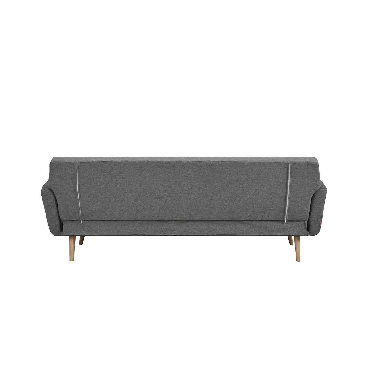 Sofa bed - Scandinavian - 212x85x79cm - Dark gray/Natural