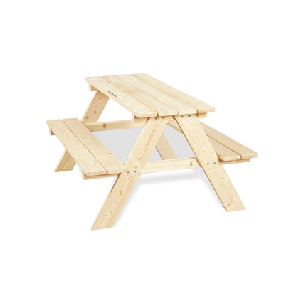 Children's picnic table 'Nicki for 4' - Natural