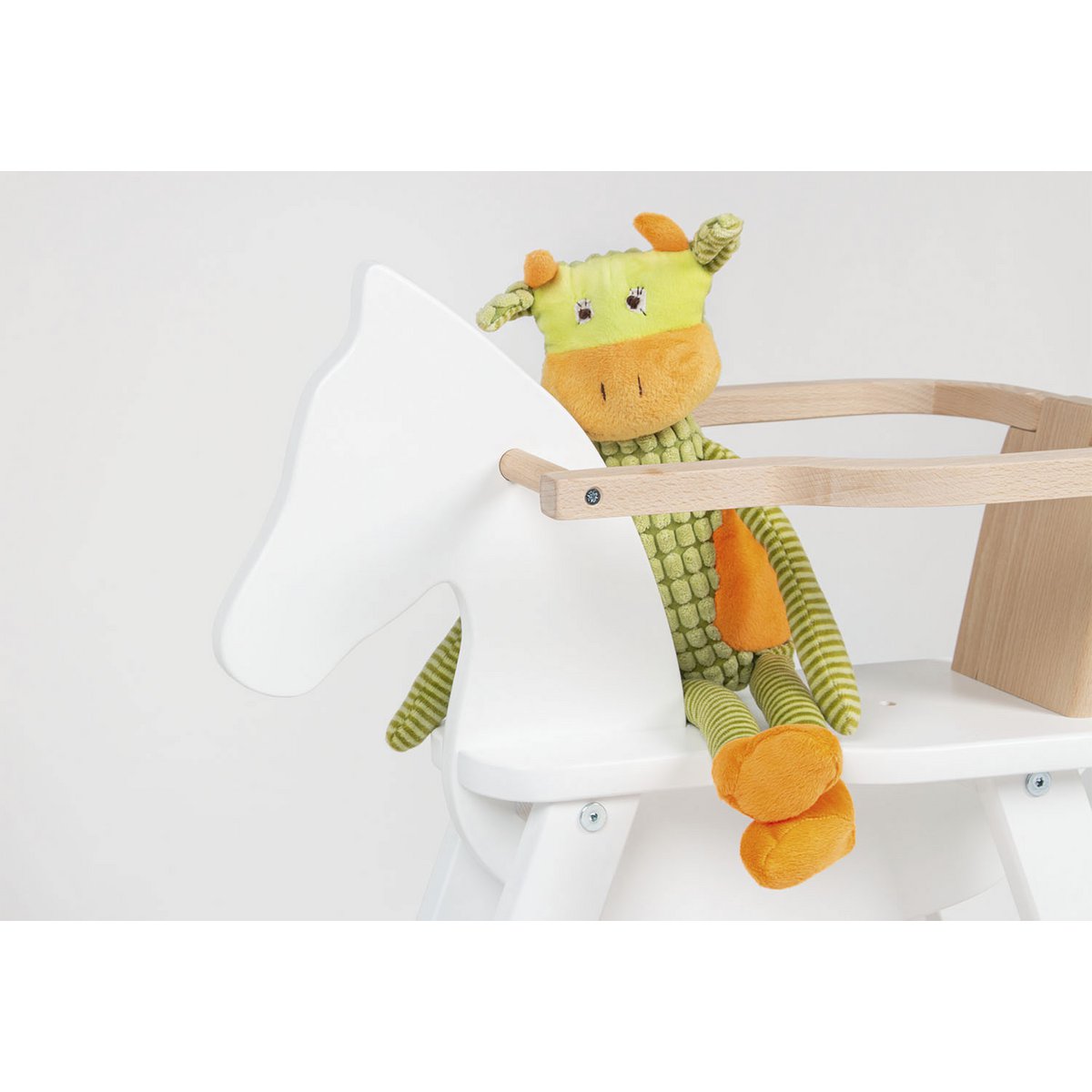 Rocking horse 'Pinolino' - White/Natural