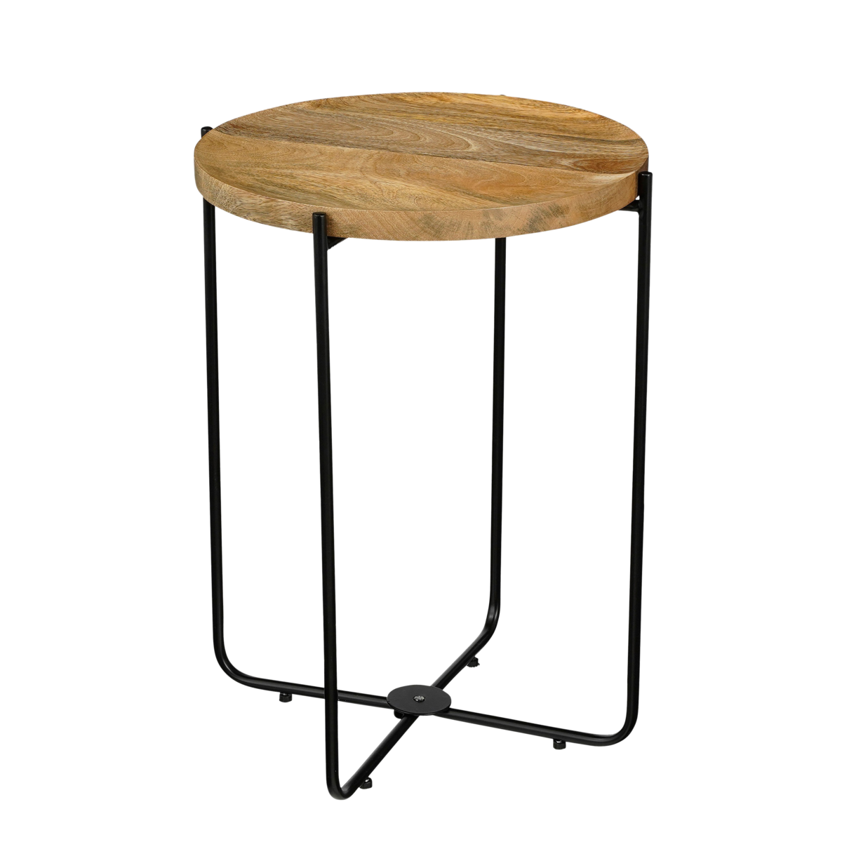 Side table 'Armando' - H45 x Ø35.5 cm - FSC 100% Mango wood - Brown