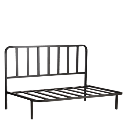 Loungebank 'Celo' - L122 x B83 x H78 cm - Metaal - Zwart