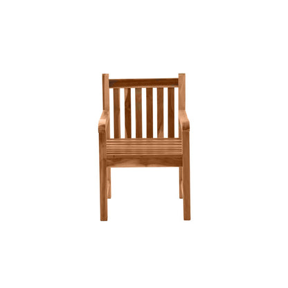 Garden chair - Teak wood - 60x92x63cm - Natural