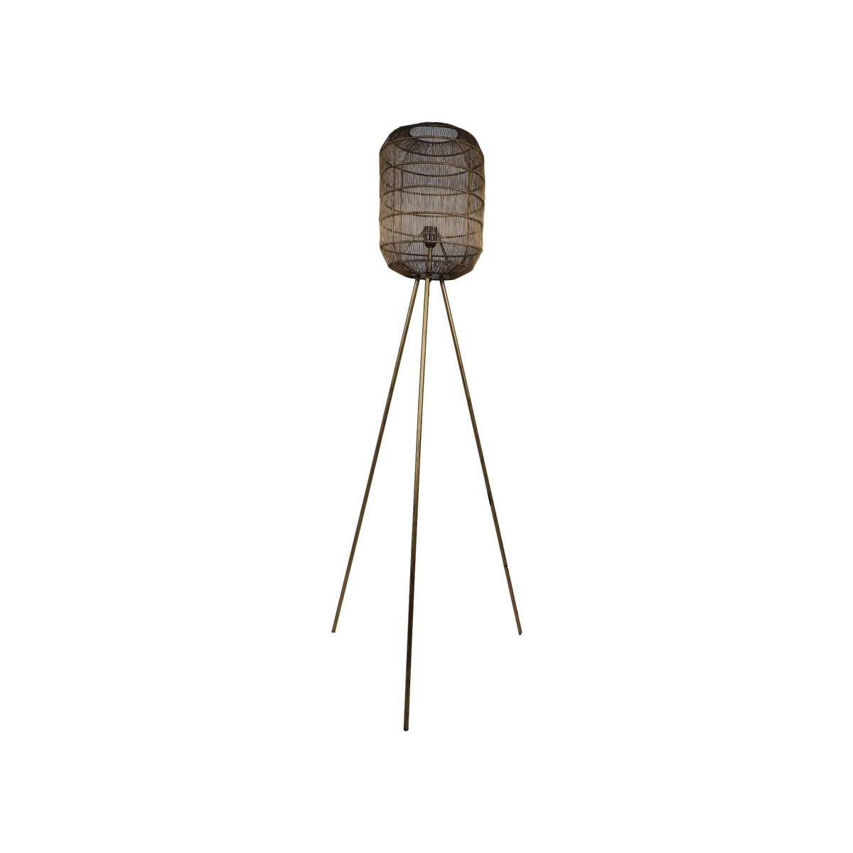 Floor lamp 'Marbella' - Ø40x158cm - Metal - Gold