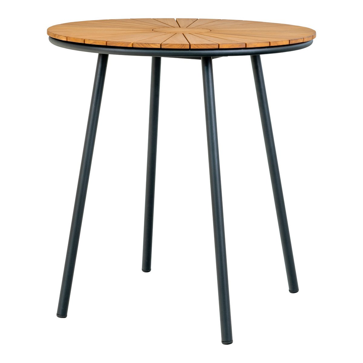 Café Table 'Cleveland' - Zwart/Naturel