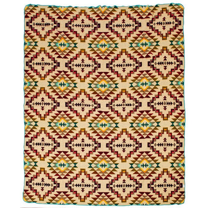 Ecuadorian Alpaca Blanket - Native Blanket - Chimborazo Pink