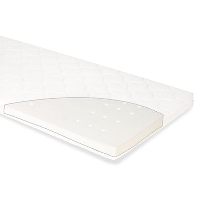 Mattress for Crib - 'Luna Up' - 120x60x8cm - White