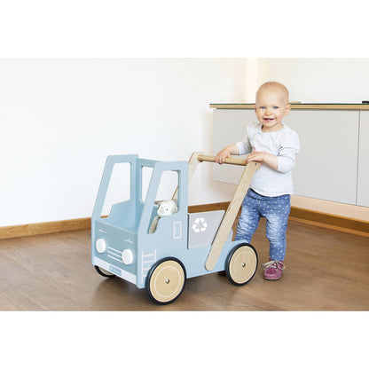 Trolley 'Tipper Truck Fred' - Blau/Natur