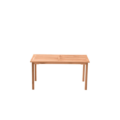 Tuintafel - Teakhout - 150x75x90cm - Naturel