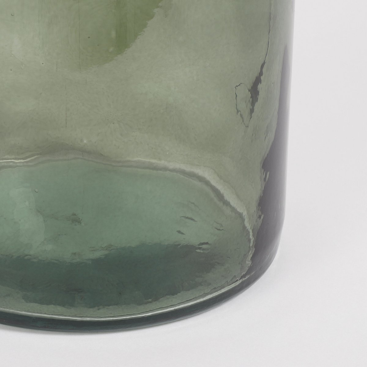 Flaschenvase 'Rioja' - H100 x Ø21 cm - Recyceltes Glas - Grün