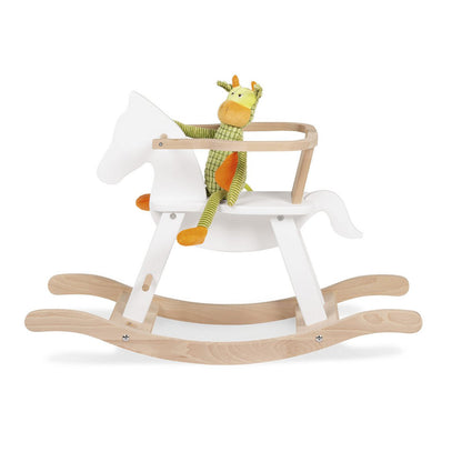 Rocking horse 'Pinolino' - White/Natural