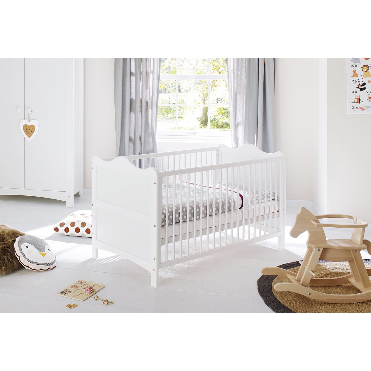 Bedstead 'Florentina' - White