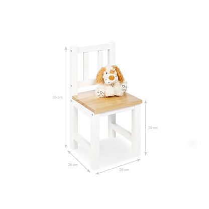 Highchair 'Fenna' - White/Natural