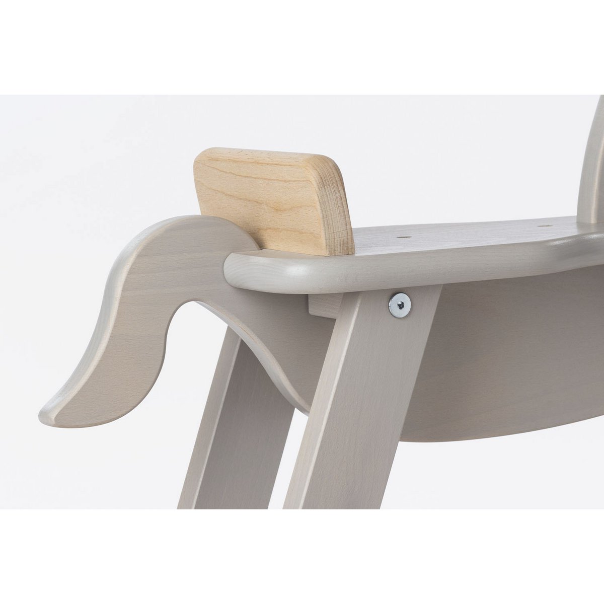 Rocking Horse with Ring 'Pinolino' - Grey/Natural