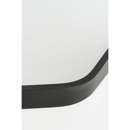 Wall mirror 'Rossi' - L80 x W71 cm - Metal - Black