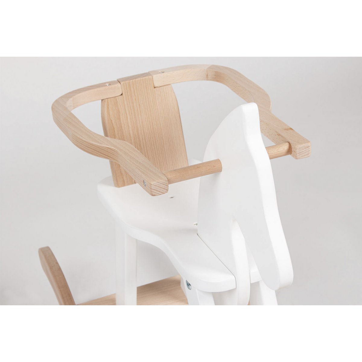 Rocking horse 'Pinolino' - White/Natural