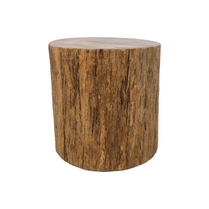 Side table 'Tree stump' - Ø45 cm - Teak - Natural