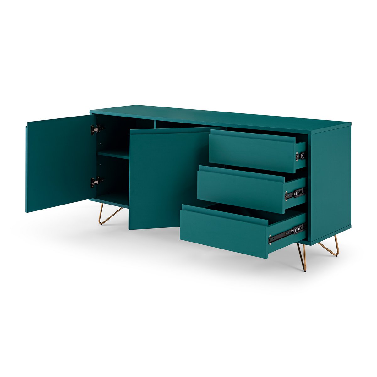 Sideboard - Scandinavian - Green/Gold