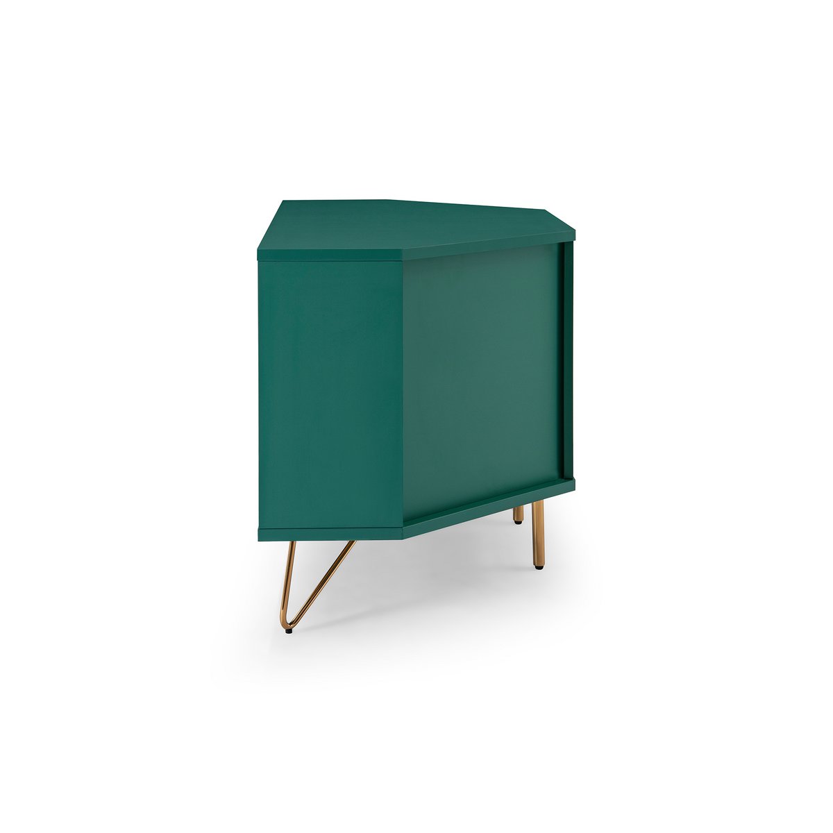 TV Cabinet - Corner - Scandinavian - Green/Gold