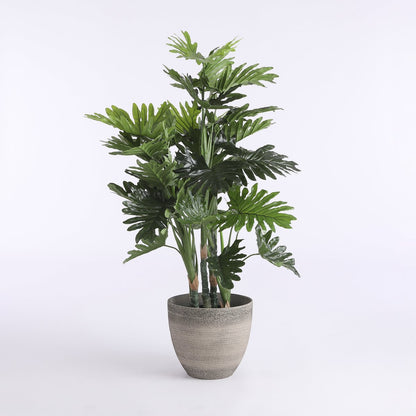 Artificial plant 'Philodendron' - H120 x Ø80 cm - Green