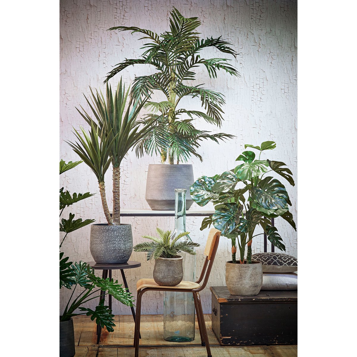 Künstliche Pflanze 'Areca-Palme' - H150 x Ø100 cm - Grün