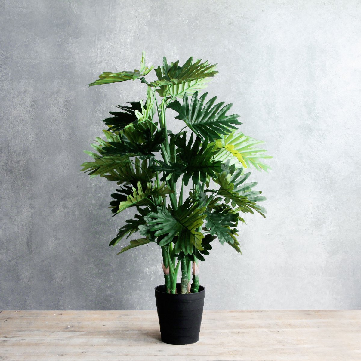 Artificial plant 'Philodendron' - H120 x Ø80 cm - Green