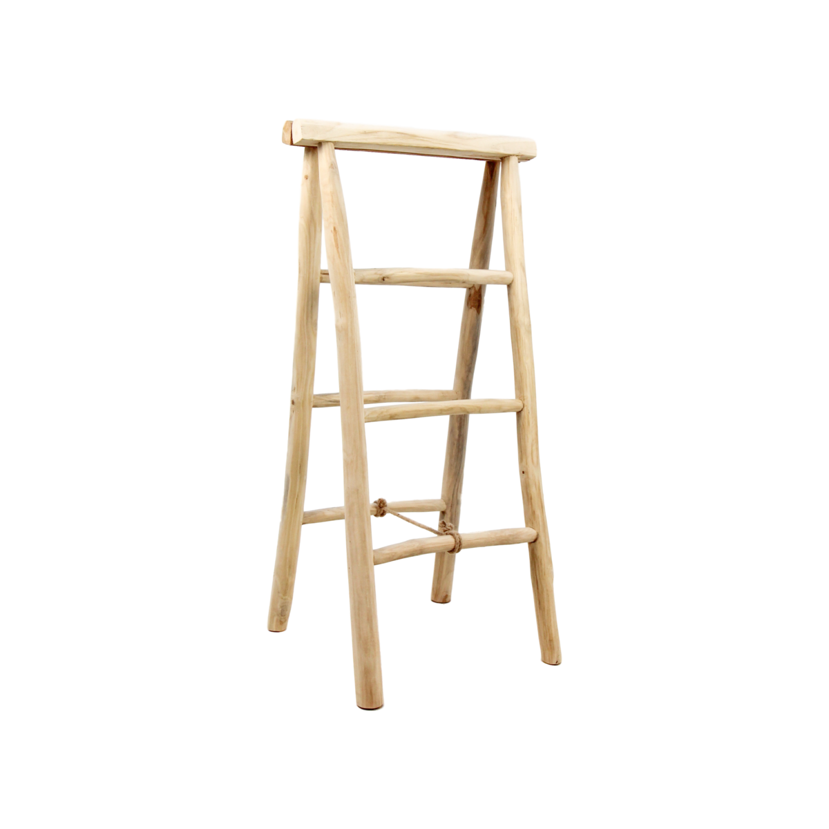 Handdoekenrek - Ladder - Teakhout - Naturel