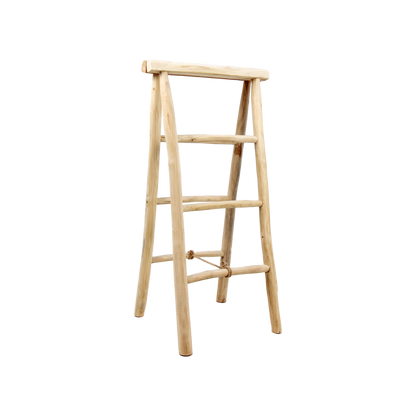 Handdoekenrek - Ladder - Teakhout - Naturel