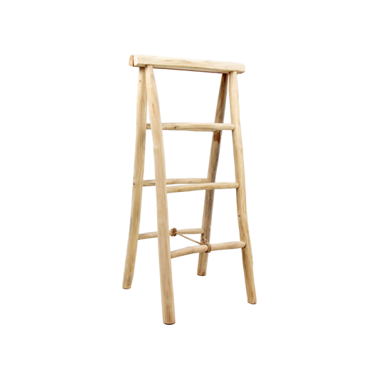 Handdoekenrek - Ladder - Teakhout - Naturel