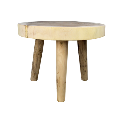 Coffee table - Ø50 cm - Munggur - Natural