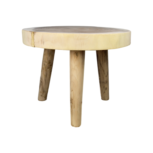 Coffee table - Ø50 cm - Munggur - Natural